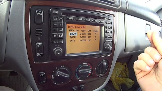 COMAND 2.0 Вход в инженерное меню Диагностика Mersedes-Benz ML320 W163 смотреть онлайн