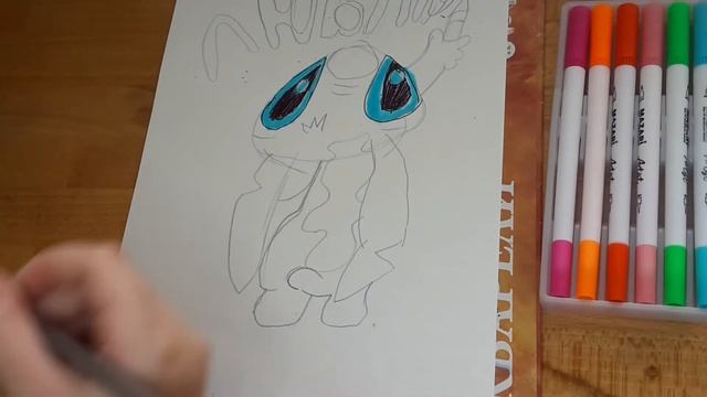 Рисуем стича фломастерами? смотреть онлайн