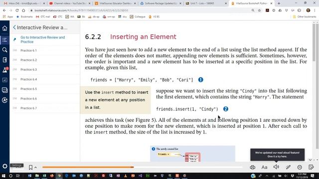 Programming in Python - Chapter 6 Lecture on Lists - Fall 2019 смотреть онлайн