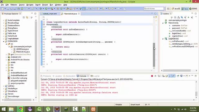 9 Android JSON - learn android app development course in 2 days смотреть онлайн