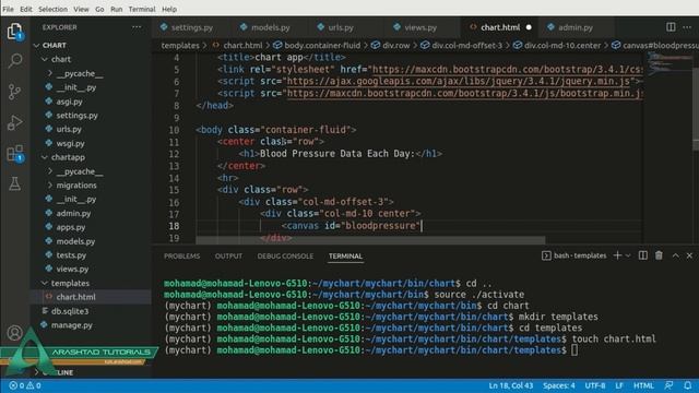 #55 Chart - Part 3 (Django Beginner to Intermediate Tutorials) смотреть онлайн