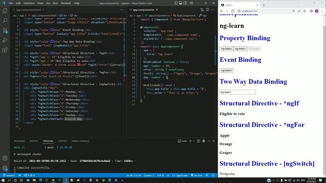 #7.4 - [ngSwitch] Example - Structural Directive - Angular Series смотреть онлайн