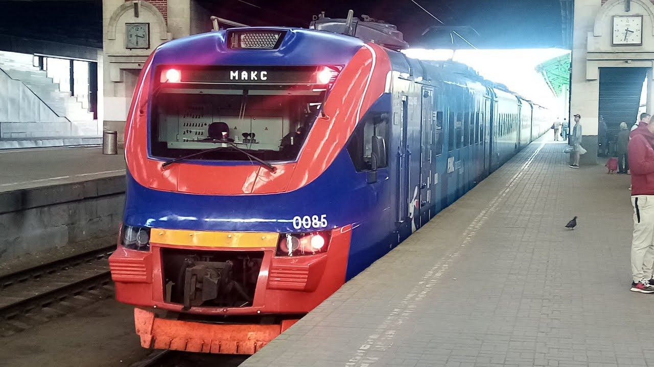 Казанское направление РЖД. Экспресс "Спутник" ЭП2Д 0104 "РЭКС". Раменское - Казанский вокзал. смотреть онлайн