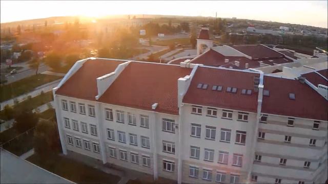 Аэросъемка Симферопольской Украинской Гимназии смотреть онлайн
