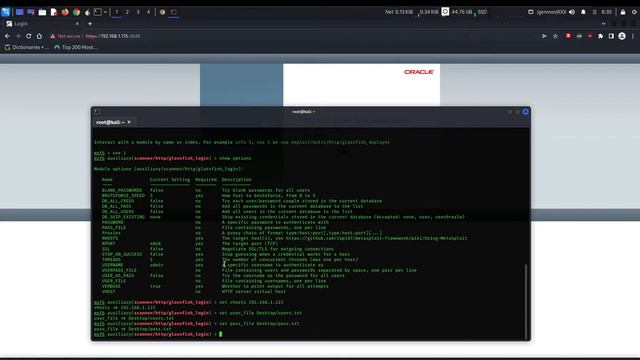 Metasploitable 3 - Glassfish Dictionary Attack with Metasploit Framework смотреть онлайн