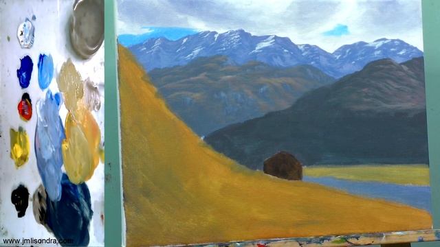 STEP by STEP Painting Tutorial in Acrylics | Mountain Hut смотреть онлайн