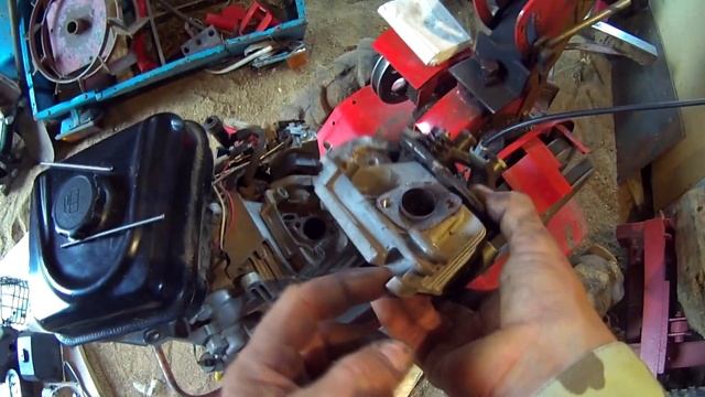 Ремонт двигателя vanguard briggs&stratton 6.5, мотоблок Салют смотреть онлайн