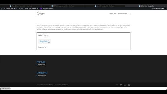 Custom DIVI BUTTONS with Advanced Custom Fields ACF, the Link Field and the DIVI Theme builder. смотреть онлайн