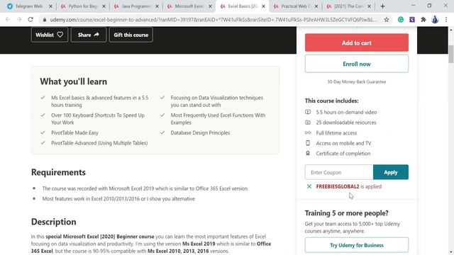 Udemy Free Python, Java, Web Development, Digital Marketing Certification Courses || Chandan Patel смотреть онлайн