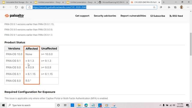 CVE-2020-2040 PAN OS Buffer overflow Critical Vulnerability Palo Alto Network - Take Action - 9.8 смотреть онлайн
