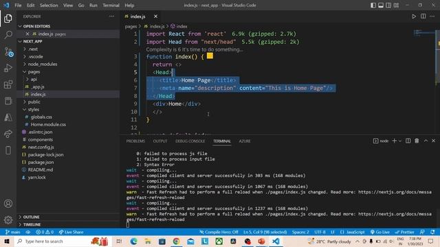 NEXT.JS TUTORIAL #37 HEAD COMPONENTS IN NEXT.JS #nextjs13 #nextjstutorial #datahacks смотреть онлайн