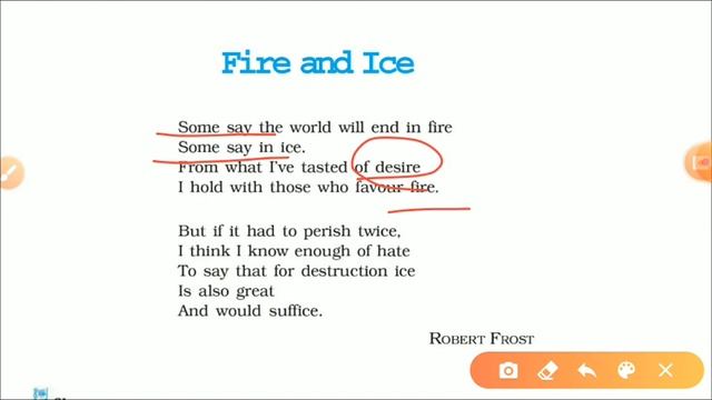 FIRE AND ICE, NCERT- class-10-English- first flight( poetry), Achieve it смотреть онлайн