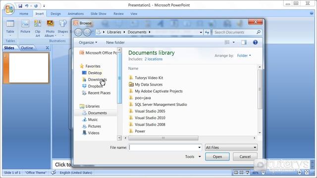 How to insert a file with PowerPoint 2007? смотреть онлайн