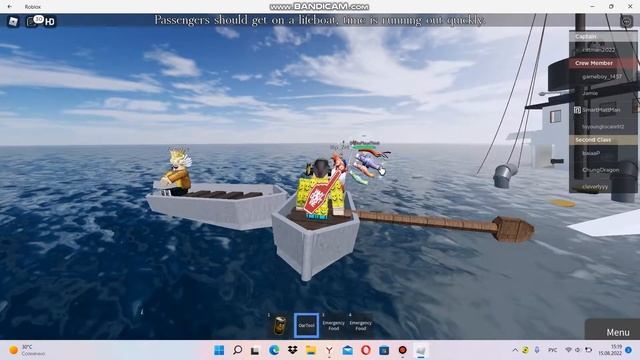Roblox. Sinking Ship Survival. Спасаемся с тонущего корабля! смотреть онлайн