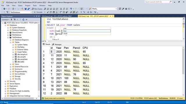 SQL Query - Convert data from Rows to Columns | Pivot Hindi смотреть онлайн