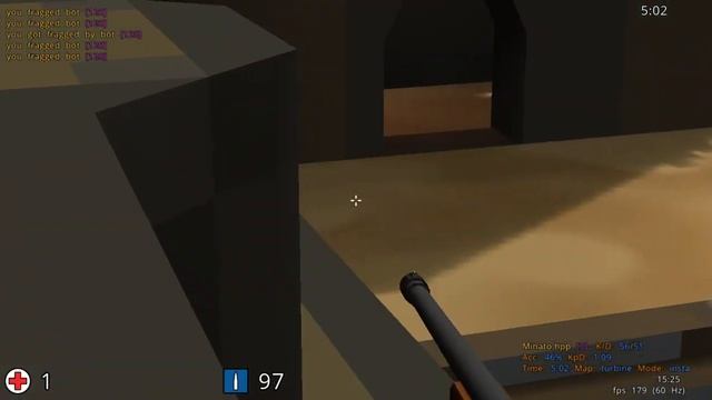 Training in Sauerbraten Cube 2 #sauerbraten #cube2 #game смотреть онлайн