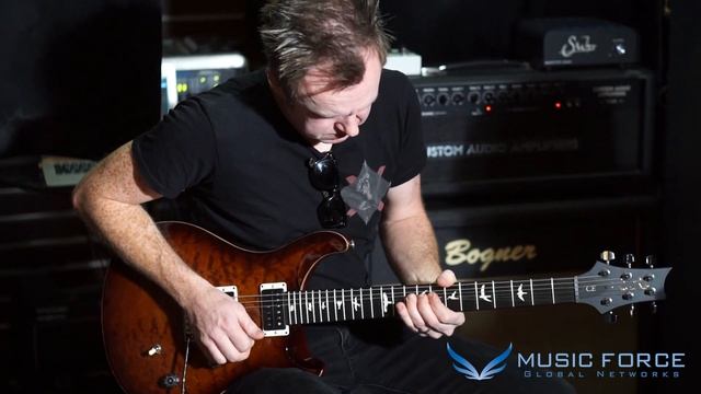[MusicForce] PRS CE24 Quilted Limited Demo (Feat. Simon McBride) - 'Billy Cobham' Stratus смотреть онлайн