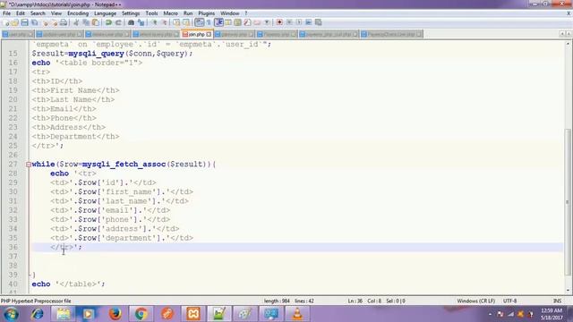 php tutorial in hindi - mysql INNER JOIN query in php смотреть онлайн