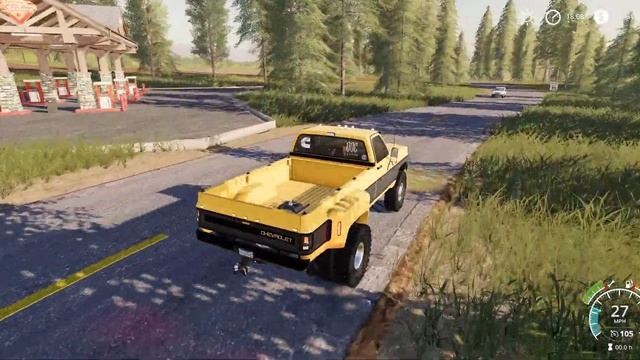 Chevrolet K30 - Farming Simulator 2019 [FS19 LS19 American Pick-Up Car Mod] #farming #simulator #fs смотреть онлайн