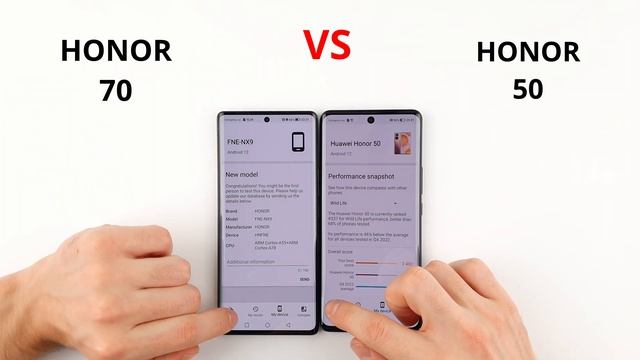 Honor 70 vs Honor 50 | SPEED TEST смотреть онлайн