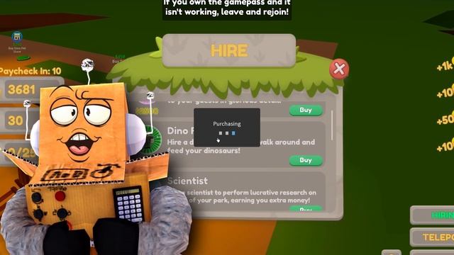 Построил Самый Крутой в МИРЕ ЗООПАРК ДЛЯ ДИНОЗАВРОВ! Roblox Dinosaur Zoo Tycoon смотреть онлайн