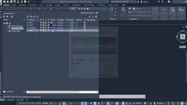 New Group Layer in AutoCAD смотреть онлайн