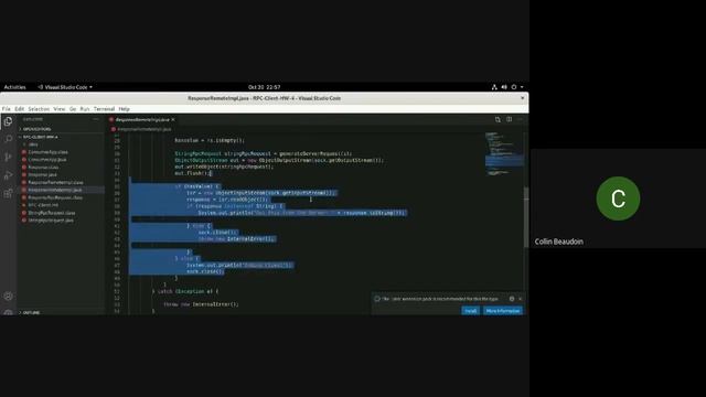 RPC Server Multi-Client Program смотреть онлайн