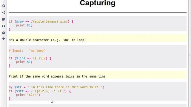 Beginner Perl Maven tutorial: 9.2 - Regex capturing смотреть онлайн