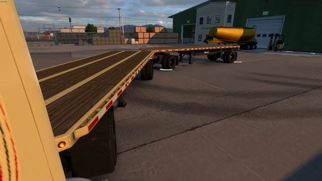 Double Trailer Parking. ATS Game смотреть онлайн
