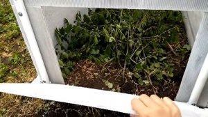 Садовый компостер из полипропиленовых (пластиковых) труб и шифера  своими руками (garden composter)