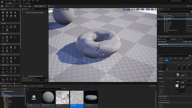 UE5 Geometry Script - Displacement Map смотреть онлайн