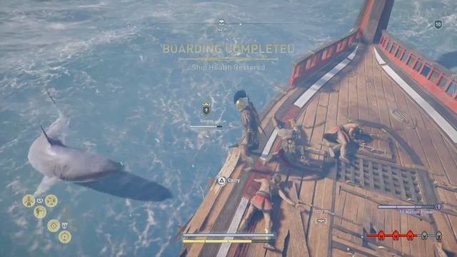 Assassins creed Odyssey shark attack смотреть онлайн
