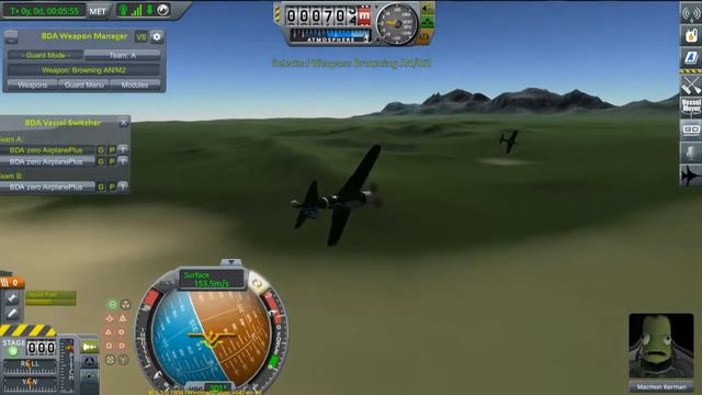 KSP BDA AI Battle - ZeroFighter - смотреть онлайн