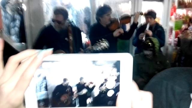 БГ 23февраля2016 Омск переход у Торгового центра №1 смотреть онлайн