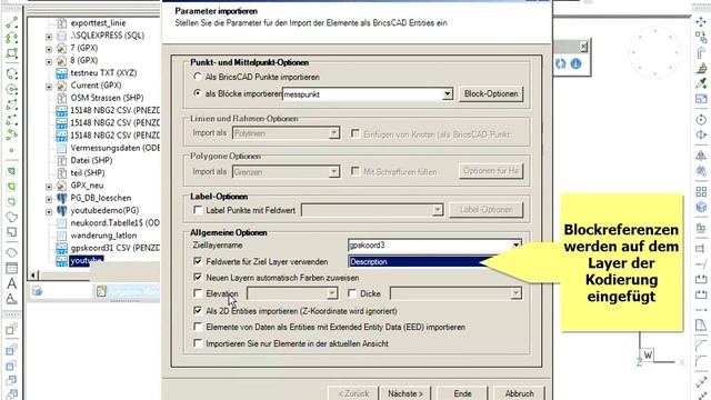 BricsCAD Import Vermessungsdaten mit Spatial Manager (deutsch) смотреть онлайн