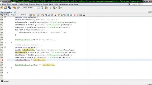 aula 4786 java seIII Math pow formula matematica para Calcular Juros Compostos Juro sobre Juro pa смотреть онлайн