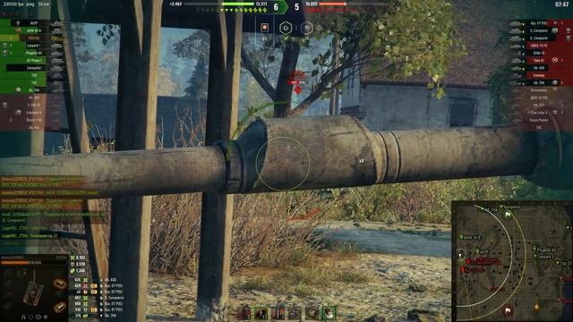 World of Tanks FV215b - 4 Kills 10,8K Damage смотреть онлайн