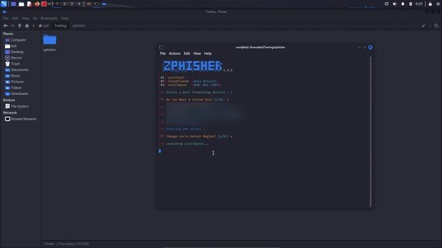 How To Download Install & Run ZPhisher on Kali Linux for Ethical Hacking - GeeekSpeaks смотреть онлайн