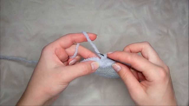 ПЛЮШЕВЫЕ ПИНЕТКИ ДЛЯ НОВОРОЖДЕННЫХ КРЮЧКОМ/ ДВОЙНАЯ ПОДОШВА 9 СМ/ смотреть онлайн