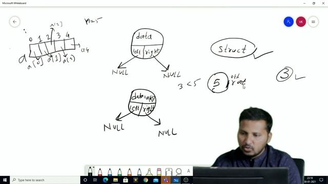 How to CODE to create BINARY SEARCH TREE (Implementation of BST using Linked List ) смотреть онлайн