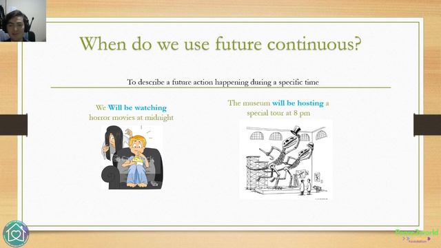 Clase de inglés - Future Continuous - Intermediate level смотреть онлайн