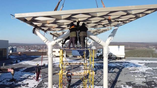 Новый дизайн навеса