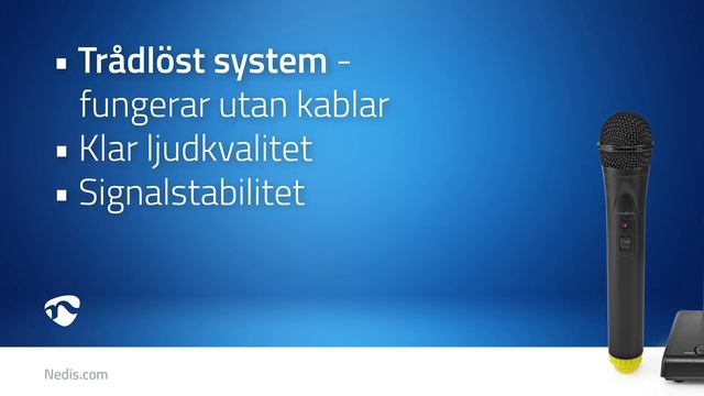 Trådlös mikrofon - MPWL500BK (SE) смотреть онлайн