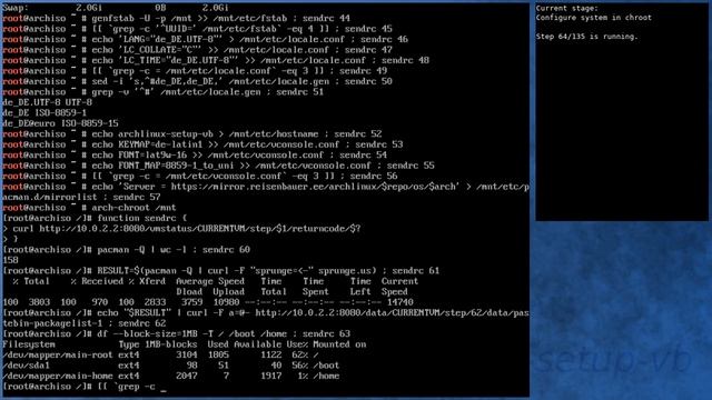 Arch Linux installation recording to kernel 5.3.0-arch1-1-ARCH (testing) смотреть онлайн