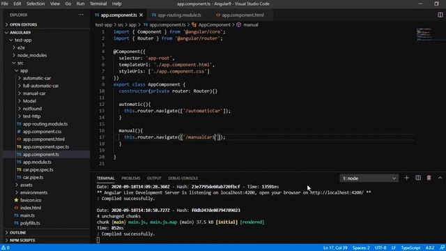 Angular 9 - Navigate & NavigateByUrl | Learn navigation with router methods | angular router [2020] смотреть онлайн