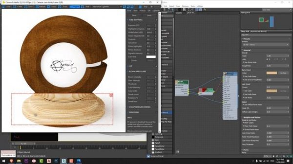 Advanced Wood Material in 3ds Max - Easy Method