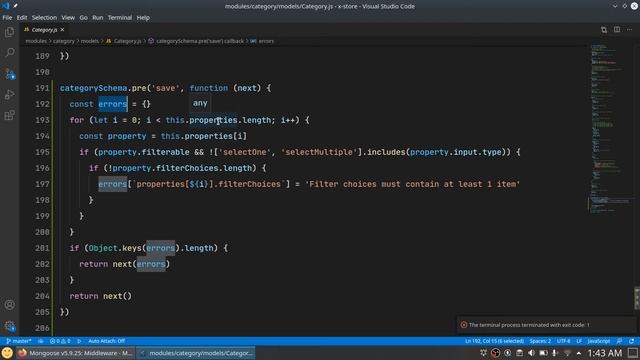 37. Node Ecommerce - Complex Validation using Mongoose смотреть онлайн