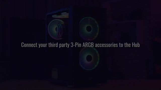 AeroCool Graphite Mid Tower Case - How to connect third party fans and accessories to the hub смотреть онлайн