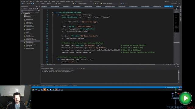 Tech Art Talk Live!, #37, PyQt смотреть онлайн