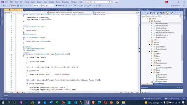 .Net Core 5.0 ile Emlak Sitesi - Kullanıcı Paneli LogOut İşlemi смотреть онлайн